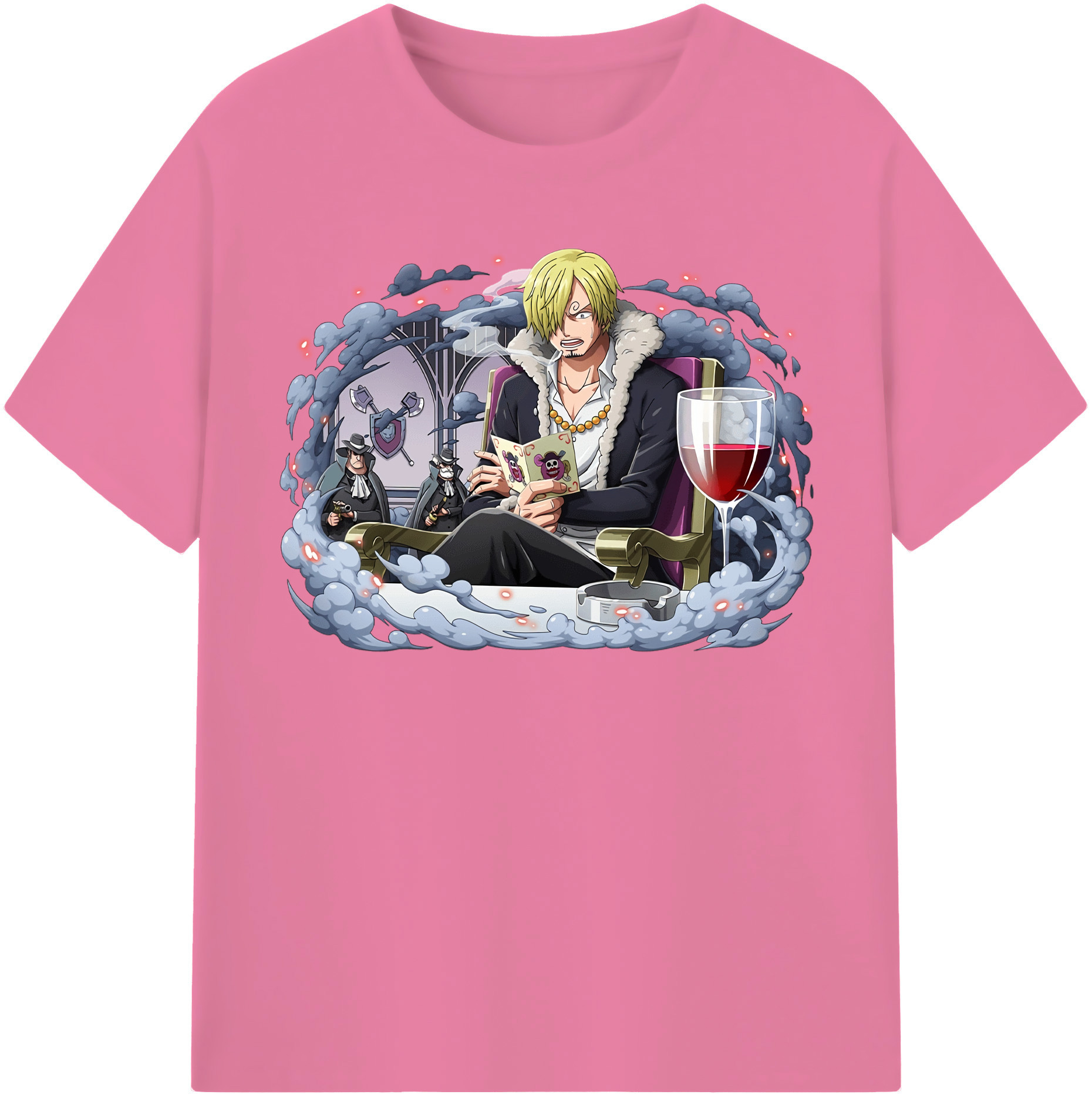 ワンピース サンジ ONE PIECE Sanji 綿100％半袖Tシャツ（フロントプリント）